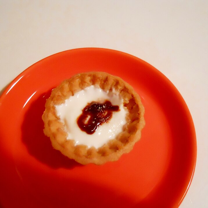 クッキータルト♪ in　ヨーグルト＆チョコ＆塩